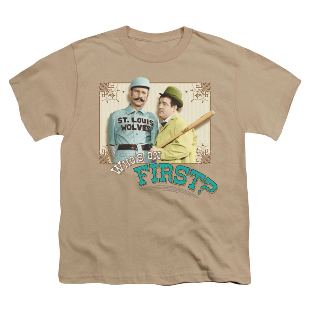 Abbott & Costello Who's On First Youth T-shirt