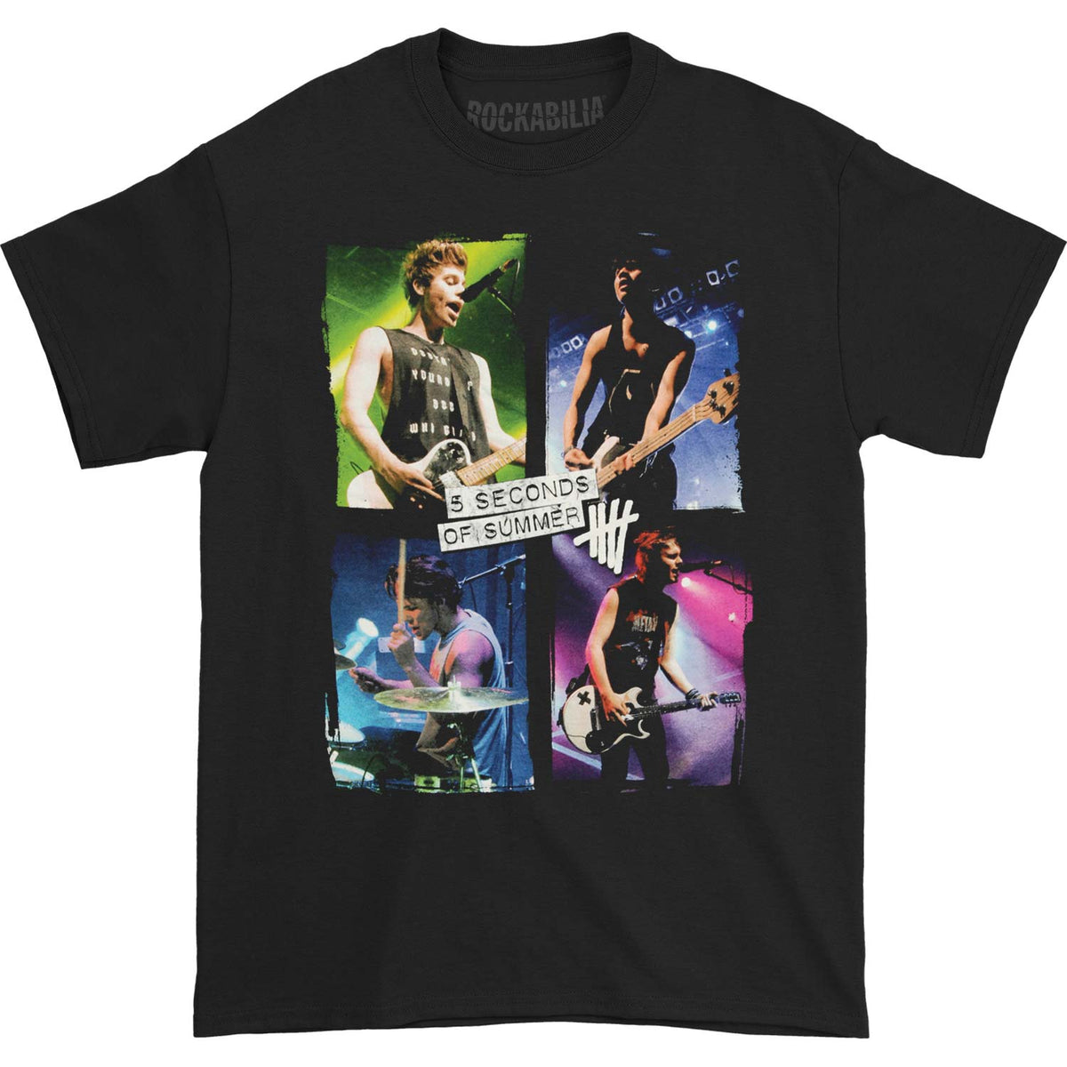 5 Seconds Of Summer Live In Colors T-shirt