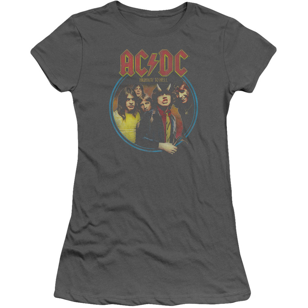 AC/DC Highway To Hell Cap Sleeve Junior Top
