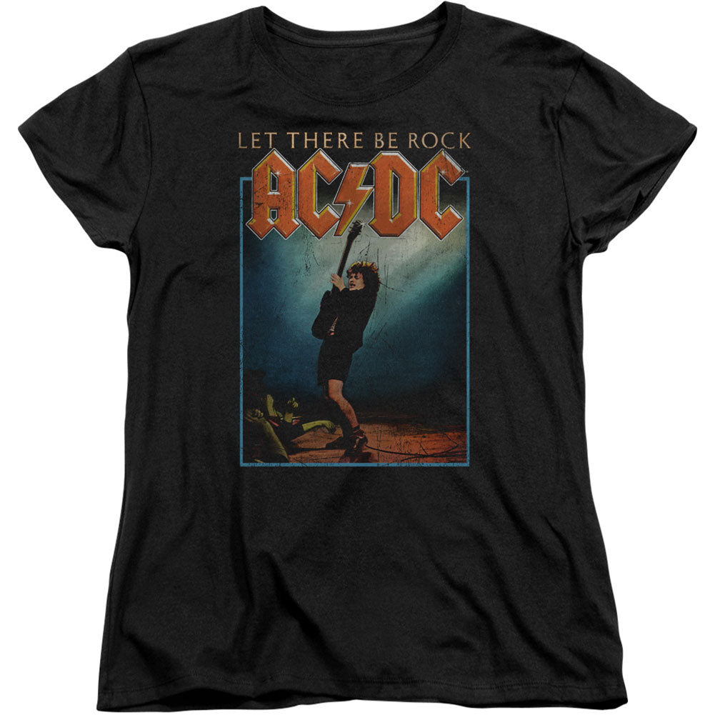 AC/DC Let There Be Rock Womens T-shirt