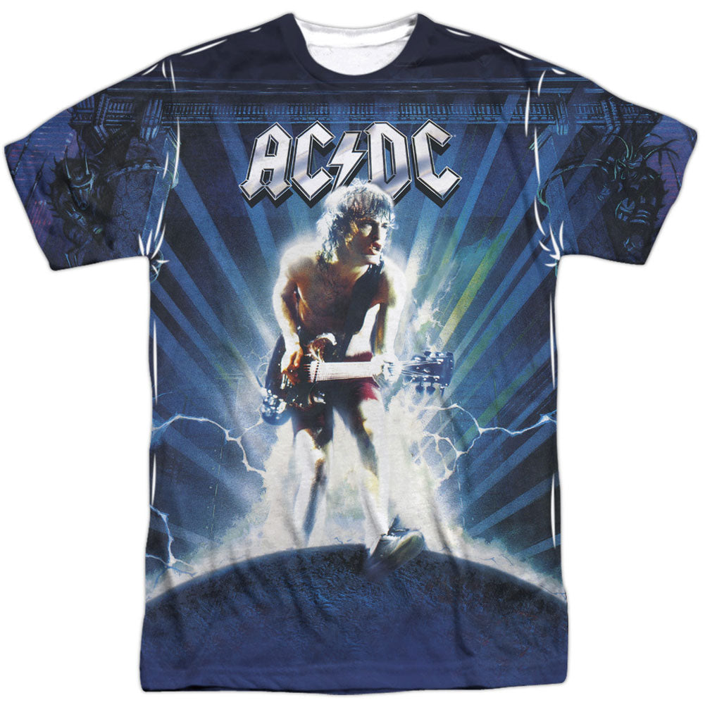 AC/DC Lightning 100% Poly Sublimation T-shirt
