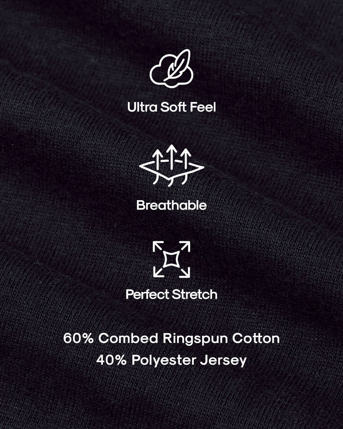 Black Classic Crew Neck 6-Pack