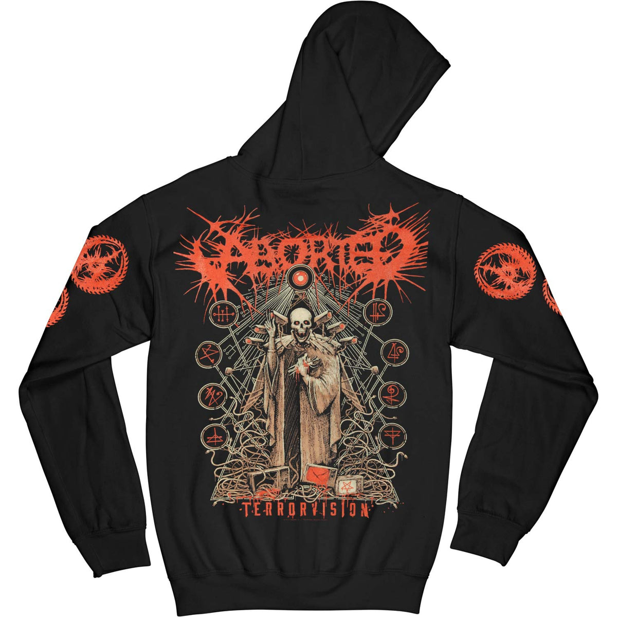 Aborted TerrorVision Zippered Hooded Sweatshirt