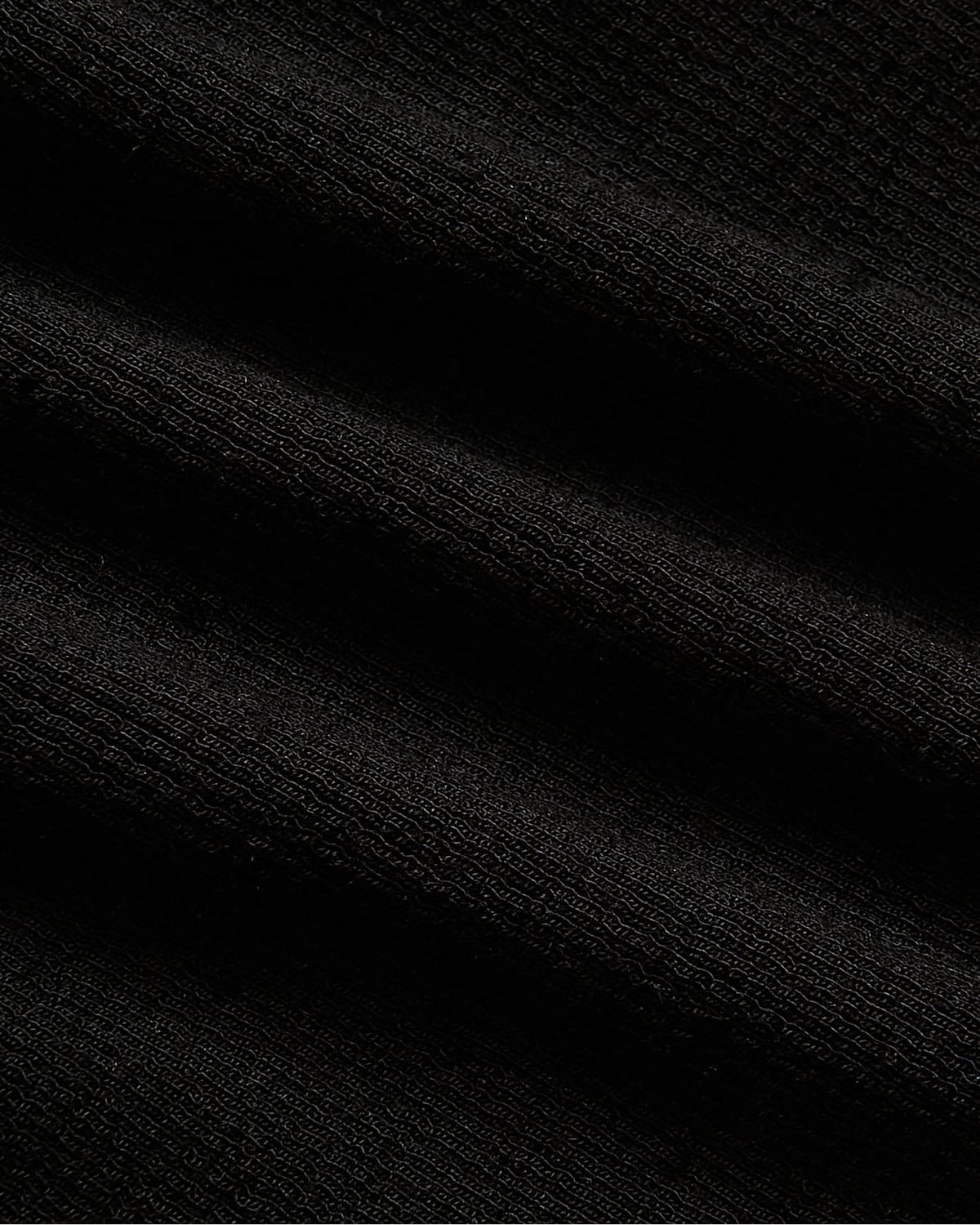 Womens Black Ribbed Long Sleeve Scoop Neck Tee