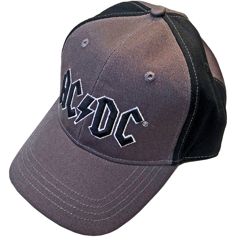 AC/DC Black Logo (2 Tone) Baseball Cap