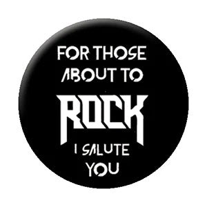 AC/DC I Salute You Button