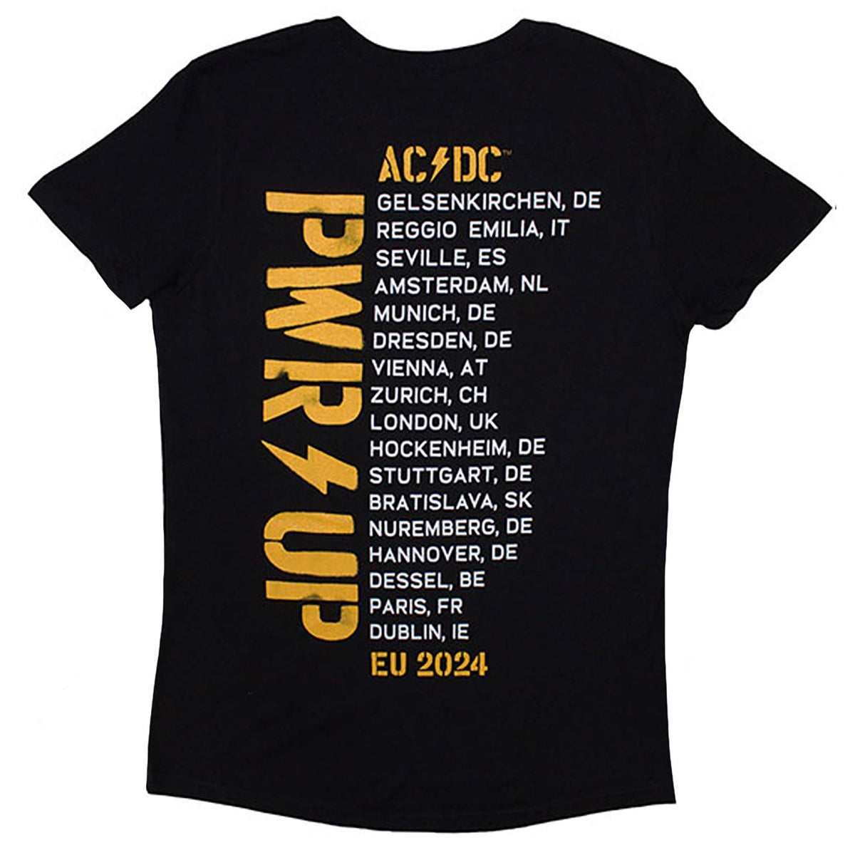 AC/DC Angus Triangle Pwr-up Eu Tour '24 T-shirt