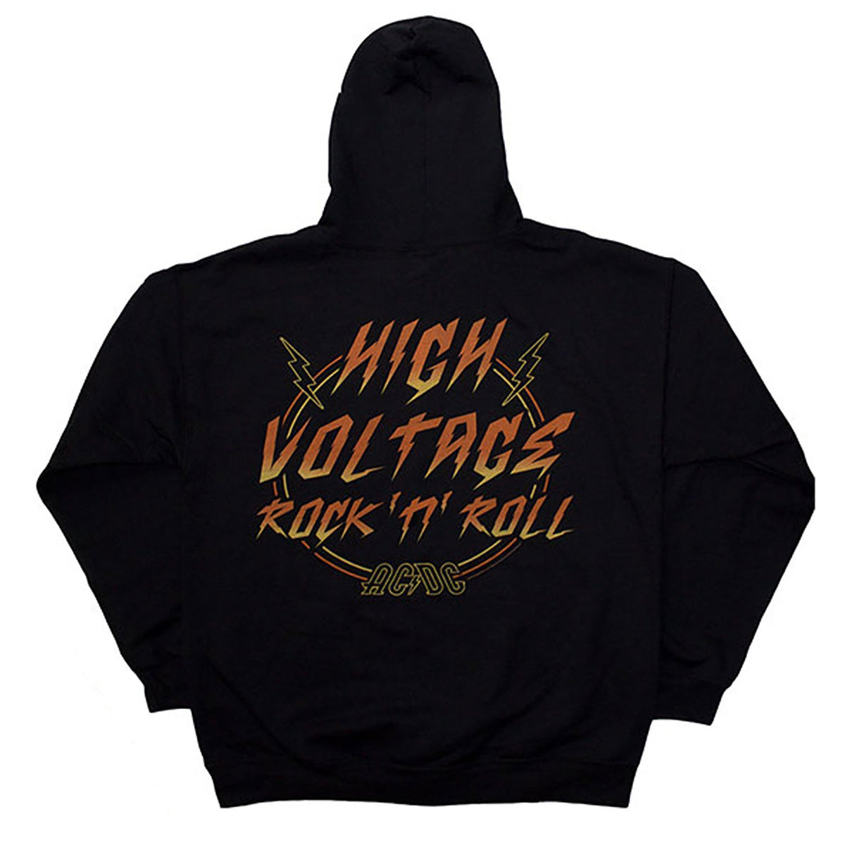 AC/DC High Voltage Rnr Zippered Hooded Sweatshirt