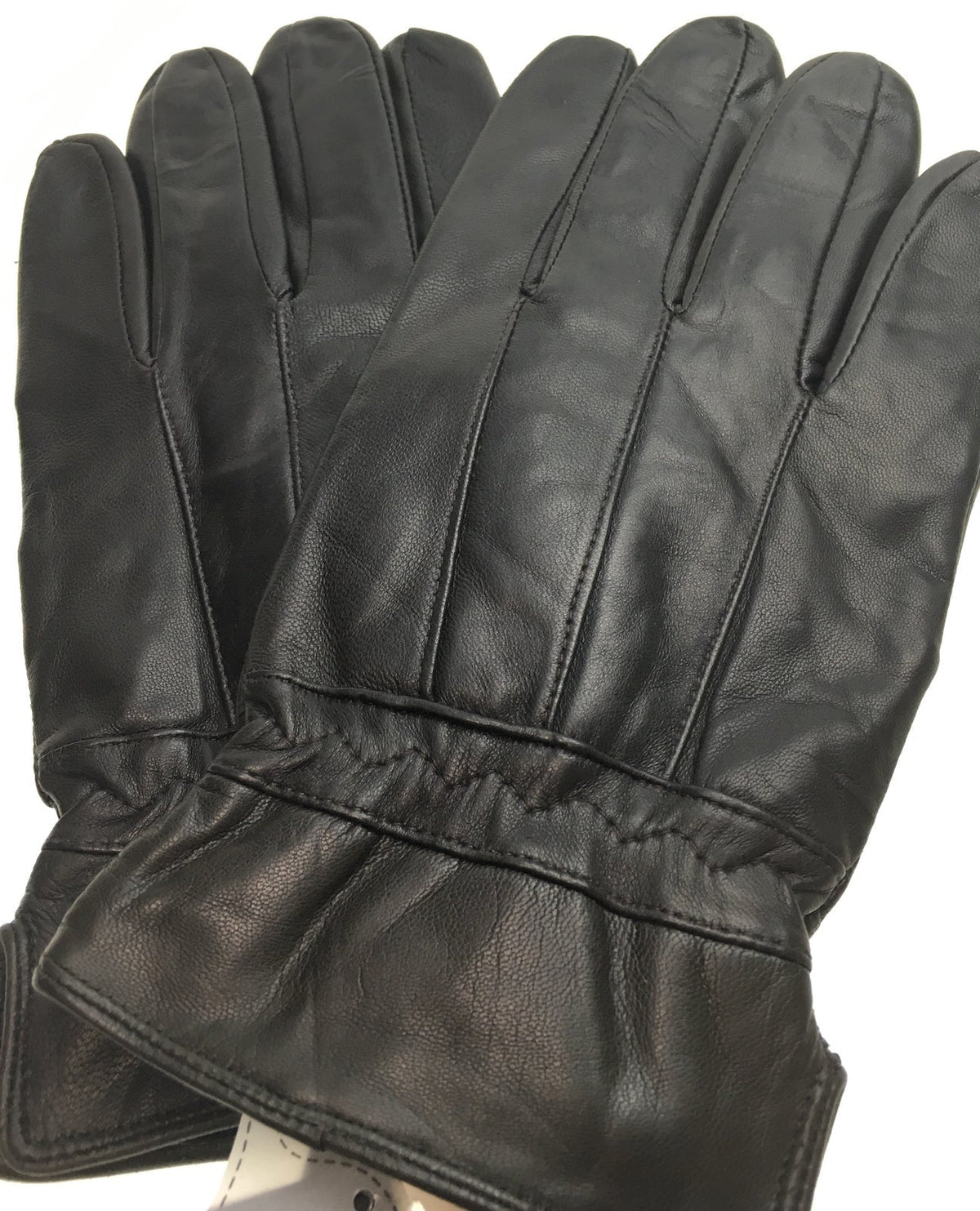 3M THINSULATE Mens Leather Gloves w/Patch Thermal Lining - Black