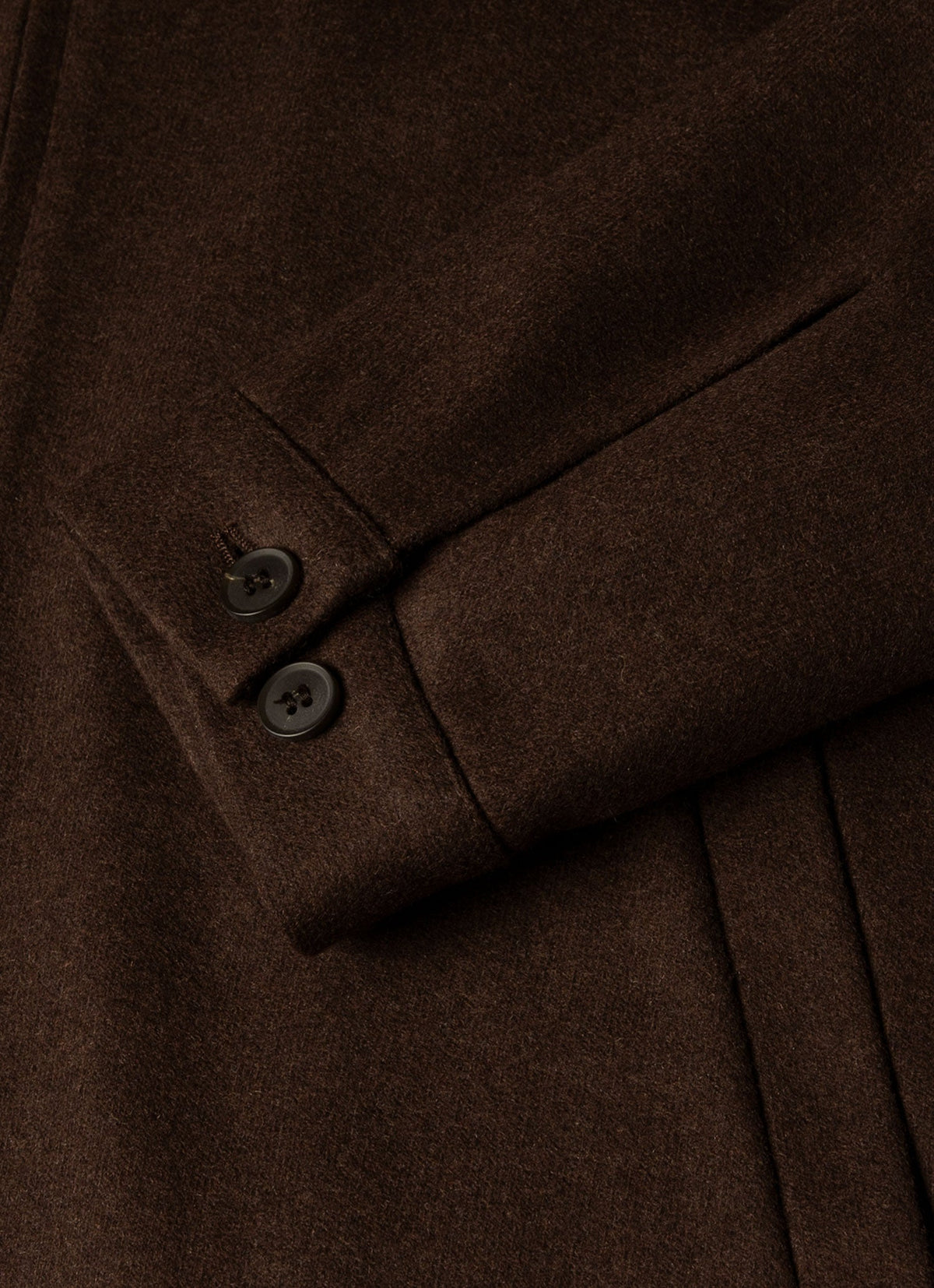 Mens Boiled Wool Harrington Jacket In Truffle Mjac7200 Brgd