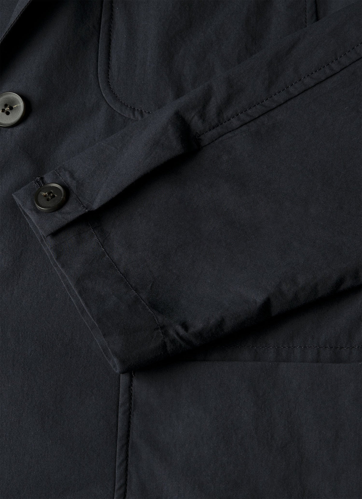 Mens Lightweight Cotton Poplin Jacket In Navy Mjac7209 Buaa