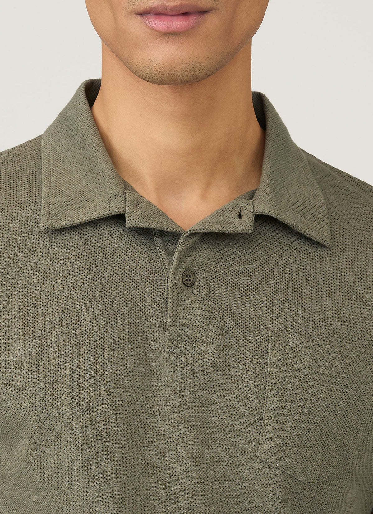 Mens Riviera Polo Shirt In Khaki Mpol1026 Gngy