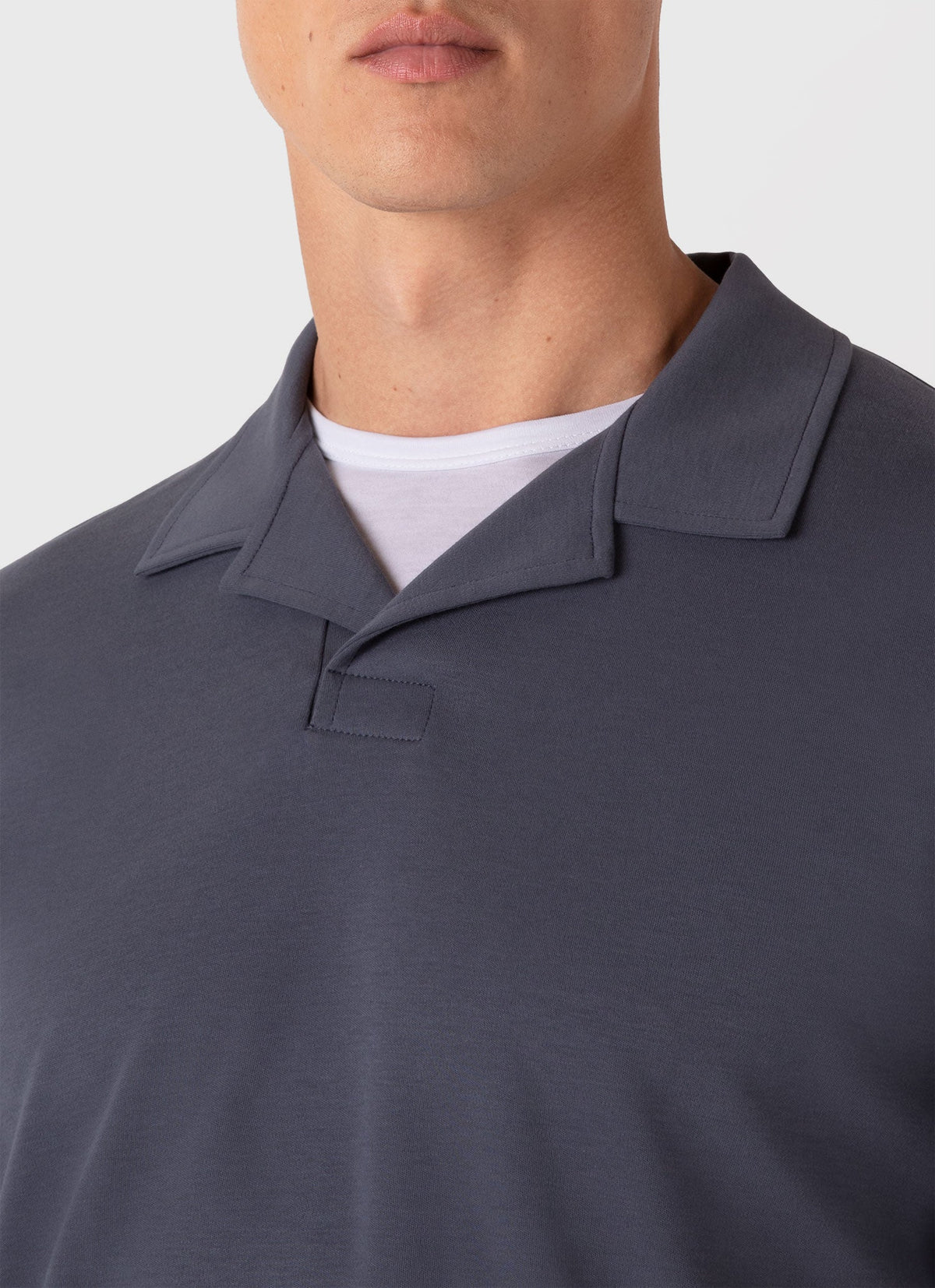 Mens Heavyweight Polo Shirt In Slate Blue Mpol1071 Buua