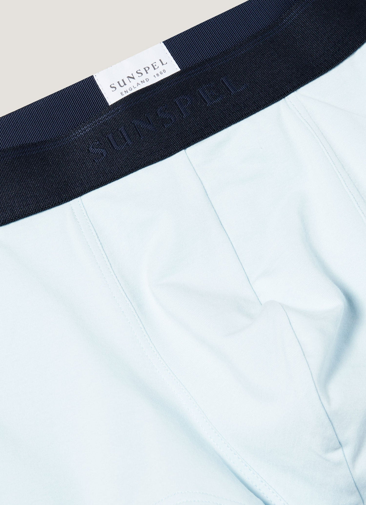Mens Cotton Stretch Trunks In Light Blue Mtru4615 Bugz