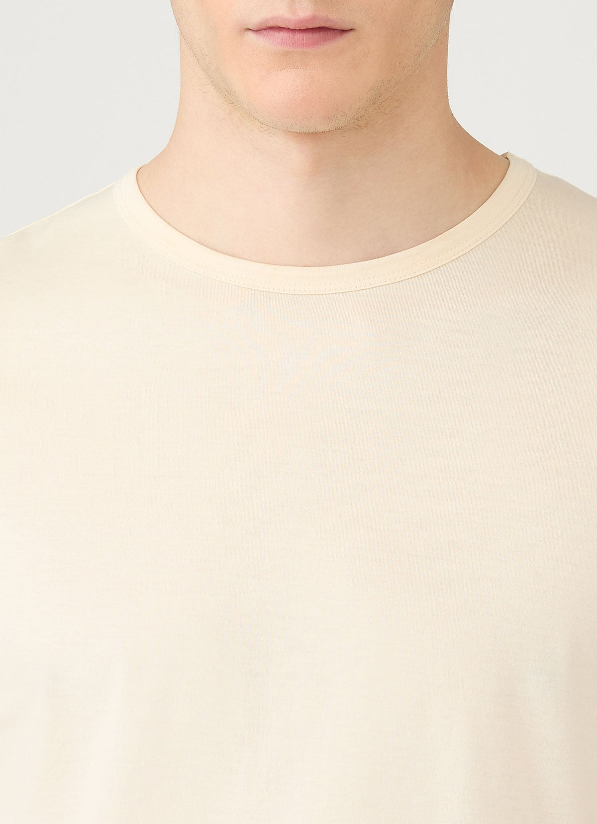 Men S Natural Classic T Shirt In Undyed Mtsh0001U Nuab