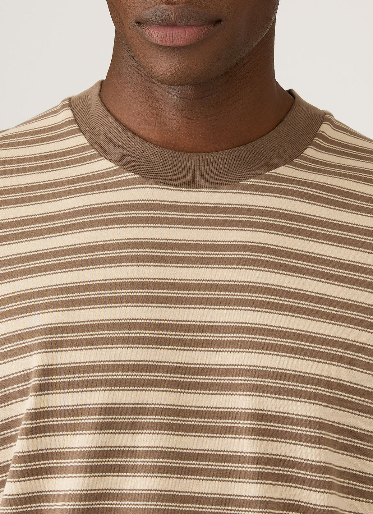 Mens Long Sleeve Heavyweight Tshirt In Hazelwood Dark Cedar Mtsh0182Is Stog