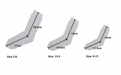 12X Pairs School Socks Plain Cotton Rich Girls Boys School Uniform Bulk