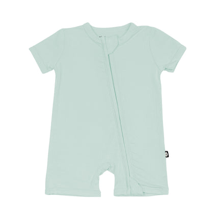 Zippered Shortall Romper in Sage