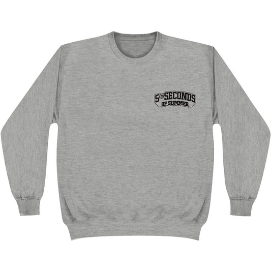 5 Seconds Of Summer Skull Sweat Grey Sweatshirt