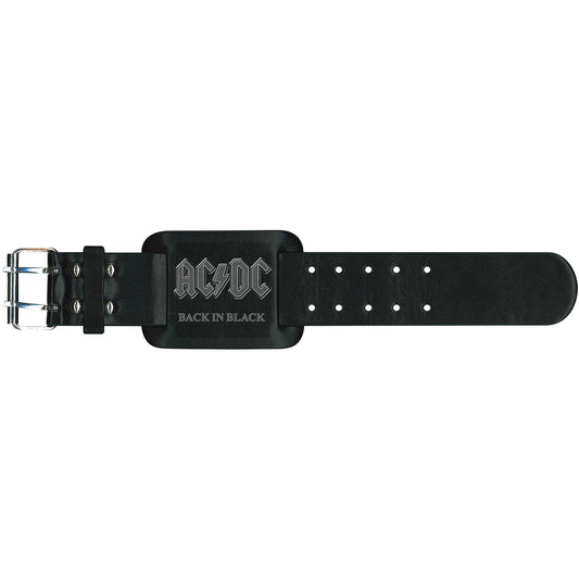 AC/DC Back In Black Wristband