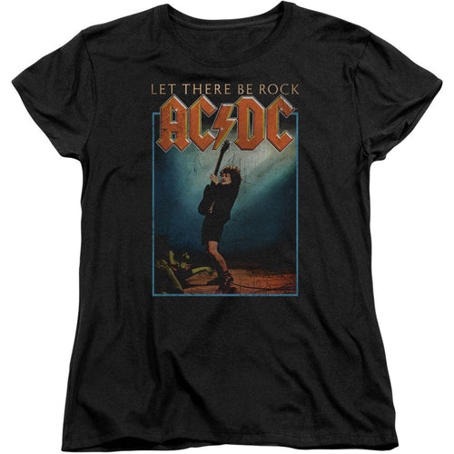 AC/DC Let There Be Rock Womens T-shirt