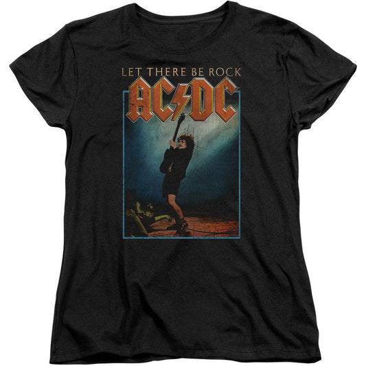 AC/DC Let There Be Rock Womens T-shirt