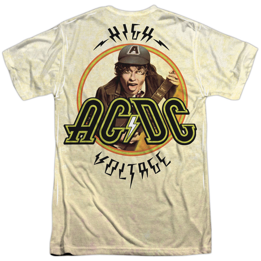 AC/DC Higher Voltage 100% Poly Front/Back Print Sublimation T-shirt