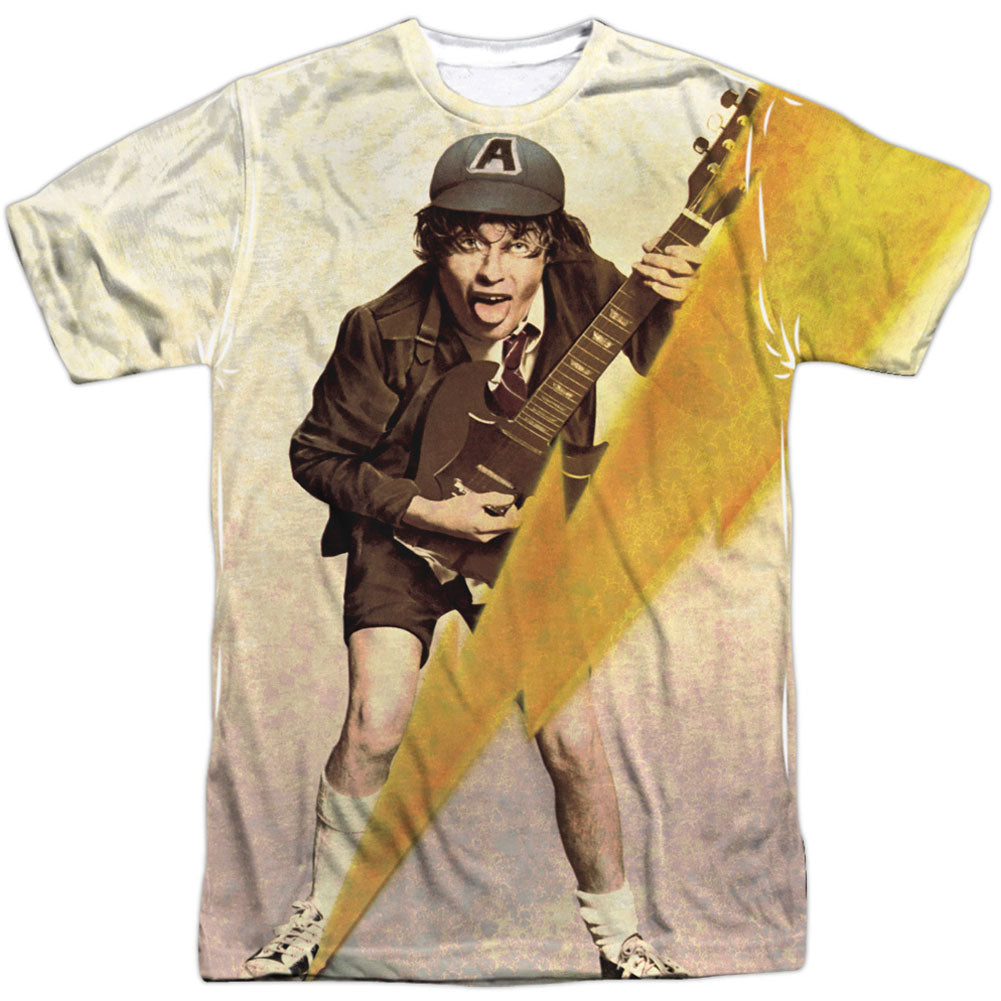 AC/DC Higher Voltage 100% Poly Front/Back Print Sublimation T-shirt