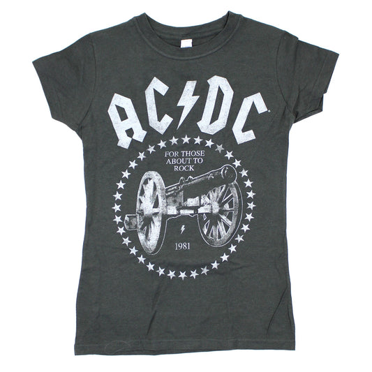 AC/DC America We Salute You 2015 Tour Junior Baby Doll Junior Top