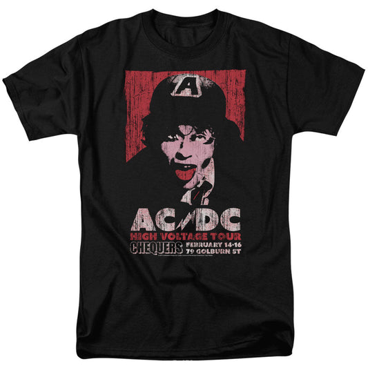 AC/DC High Voltage Live 1975 Adult T-shirt