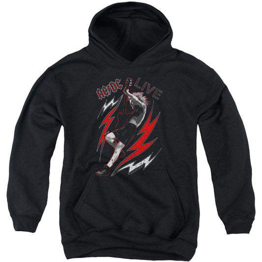 AC/DC Live Youth 50% Poly Hooded Sweatshirt