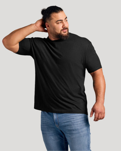 Black Classic Crew Neck
