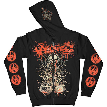 Aborted TerrorVision Zippered Hooded Sweatshirt