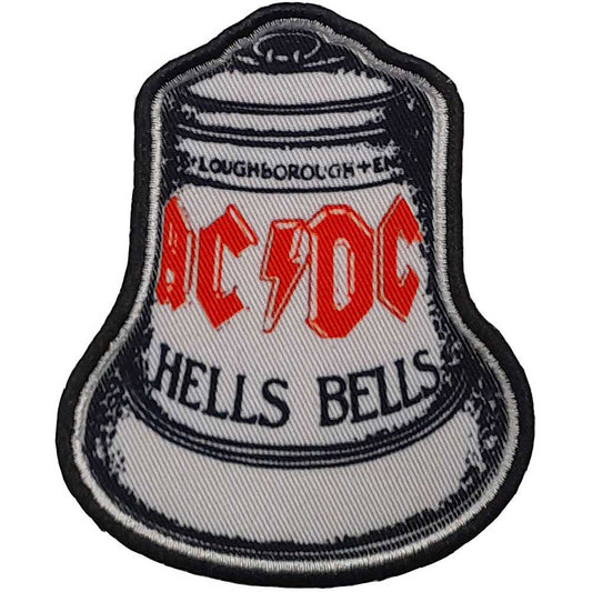 AC/DC Hells Bells White Woven Patch