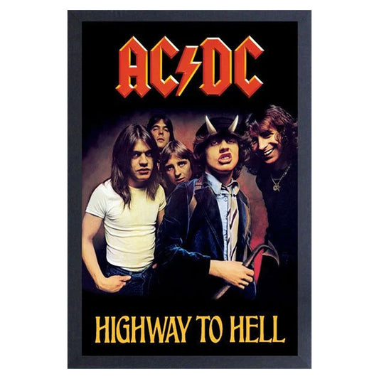 AC/DC Highway to Hell Framed Wall Art
