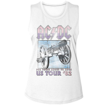 AC/DC AC/DC Those About To Rock Tour Womens Tank