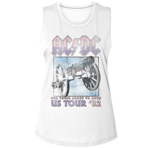 AC/DC AC/DC Those About To Rock Tour Womens Tank