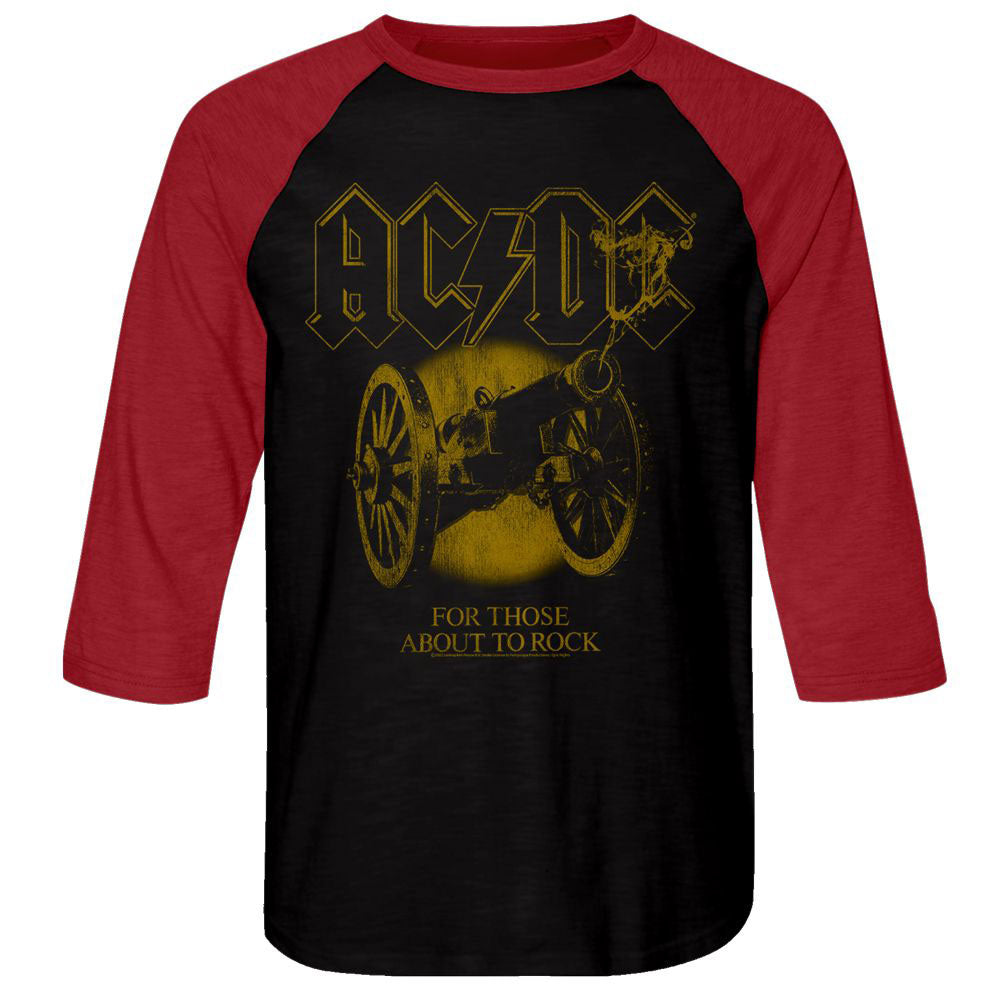 AC/DC AC/DC Monochrome Ftatr Baseball Jersey