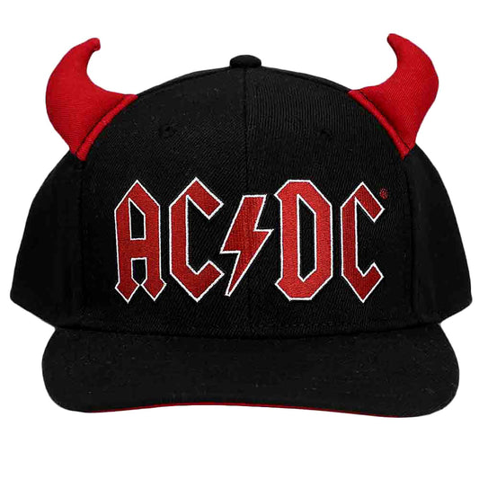 AC/DC Horn Pre-Curved Bill Snapback Baseball Cap