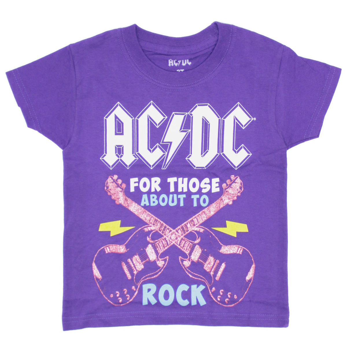 AC/DC High Voltage Purple Childrens T-shirt