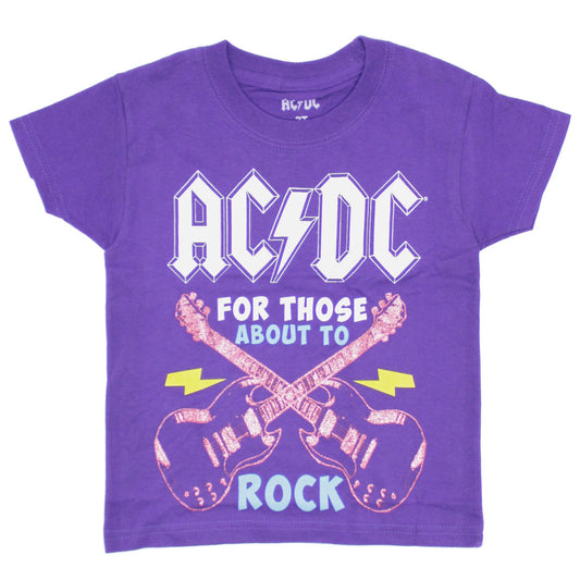 AC/DC High Voltage Purple Childrens T-shirt