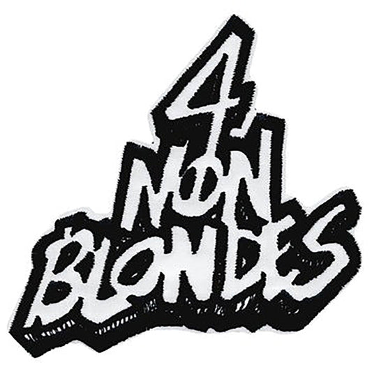 4 Non Blondes Logo Embroidered Patch