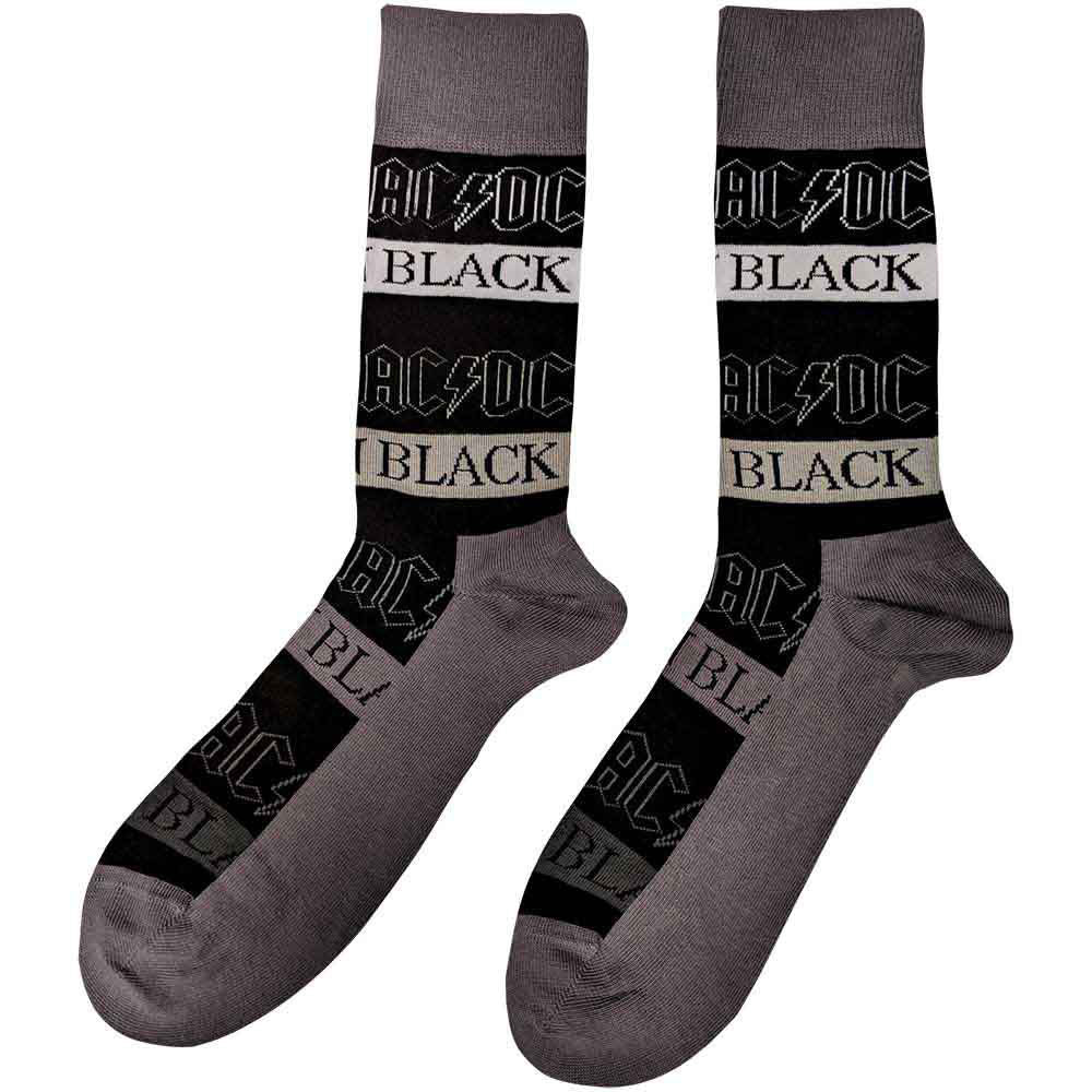 AC/DC Back In Black Socks