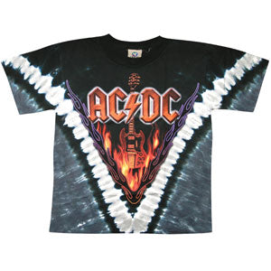 AC/DC Hells Bells Tie Dye T-shirt