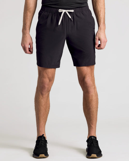 Black 9" Active Quick Dry Shorts