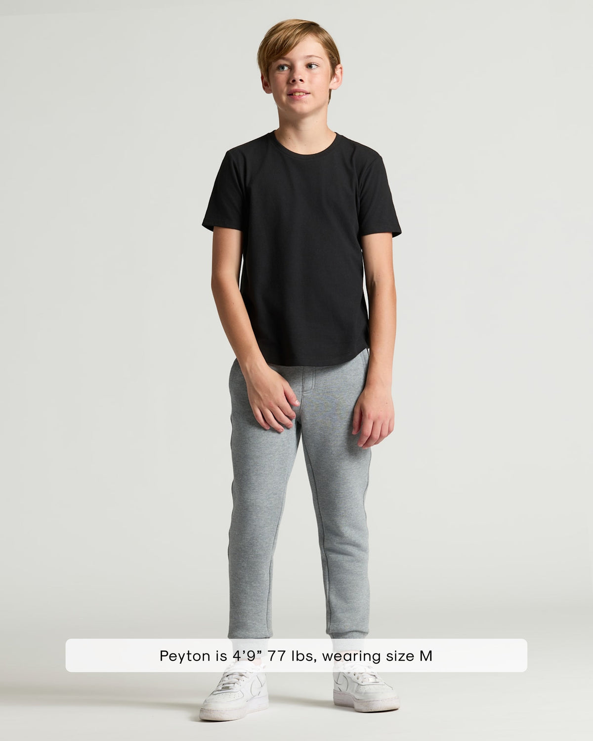 Boys' Classic Curved Hem Crew Neck 3-Pack