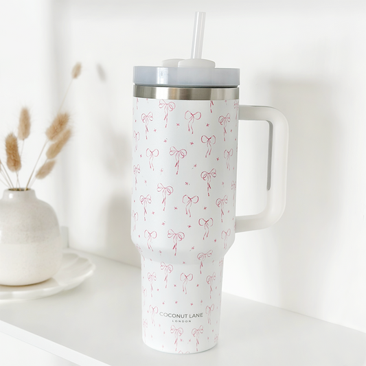 Stainless Steel Tumbler - Dainty Bows