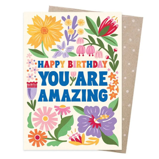 Earth Greetings Card - Amazing Birthday