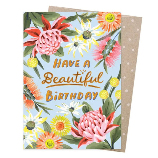 Earth Greetings Card - Beaut Birthday