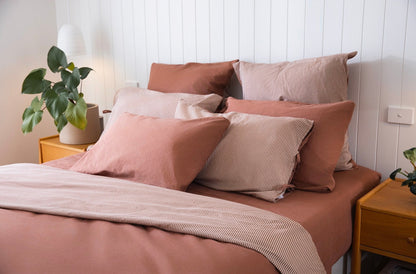 Cloud Cotton Duvet Cover Terra